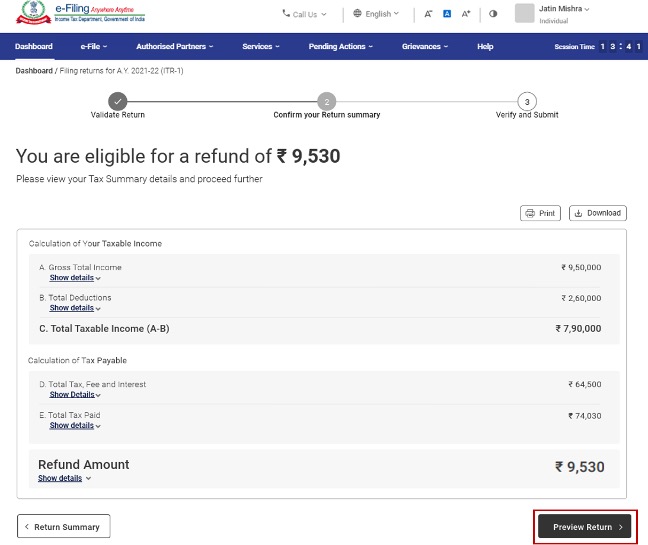 incometaxindiaefiling ITR refunds